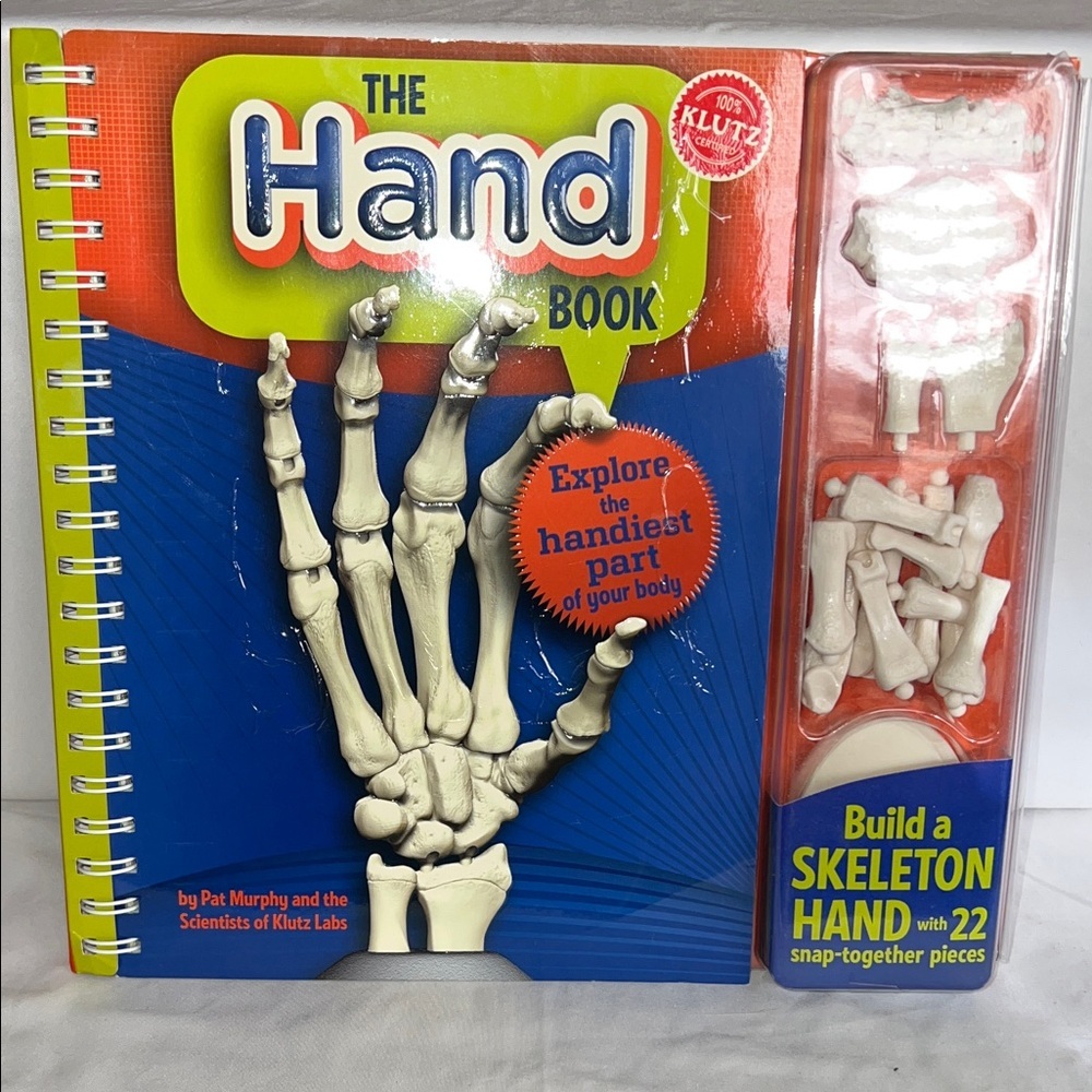 Klutz The Hand Book - Build a Skeleton Hand Kit